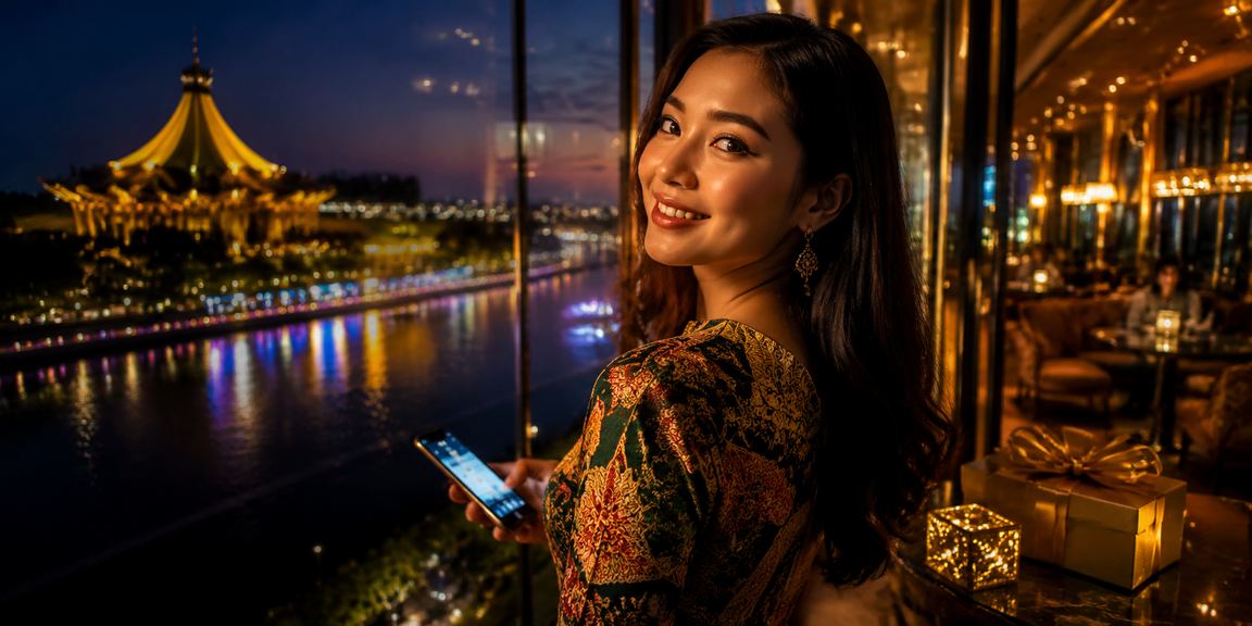 Antara muka akaun VIP dengan bonus dan keselamatan data di Kuching